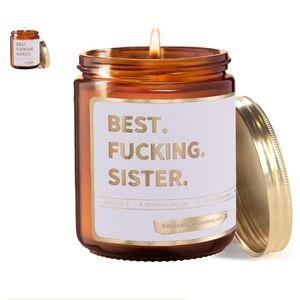 BEST FUCKING SISTER Soy candle 9 Oz. *NEW*  Lavender Vanilla